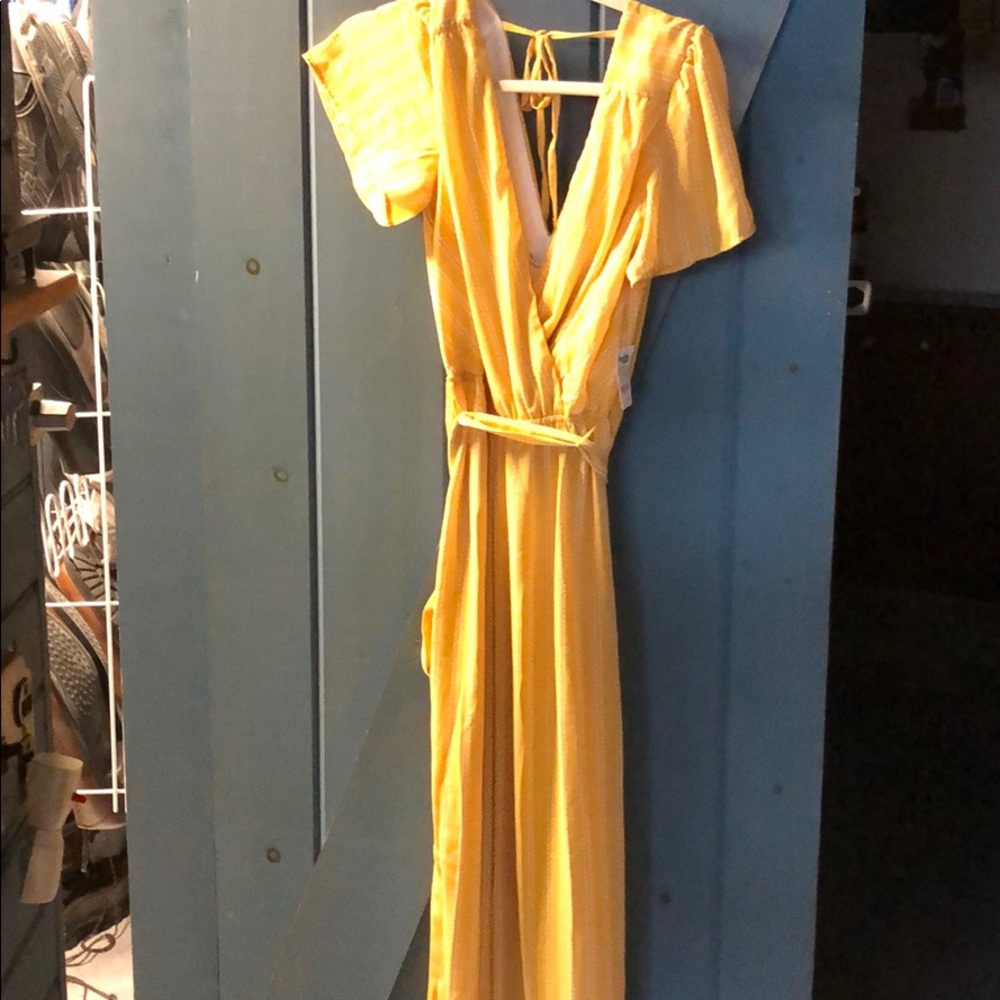 Yellow jumpsuit